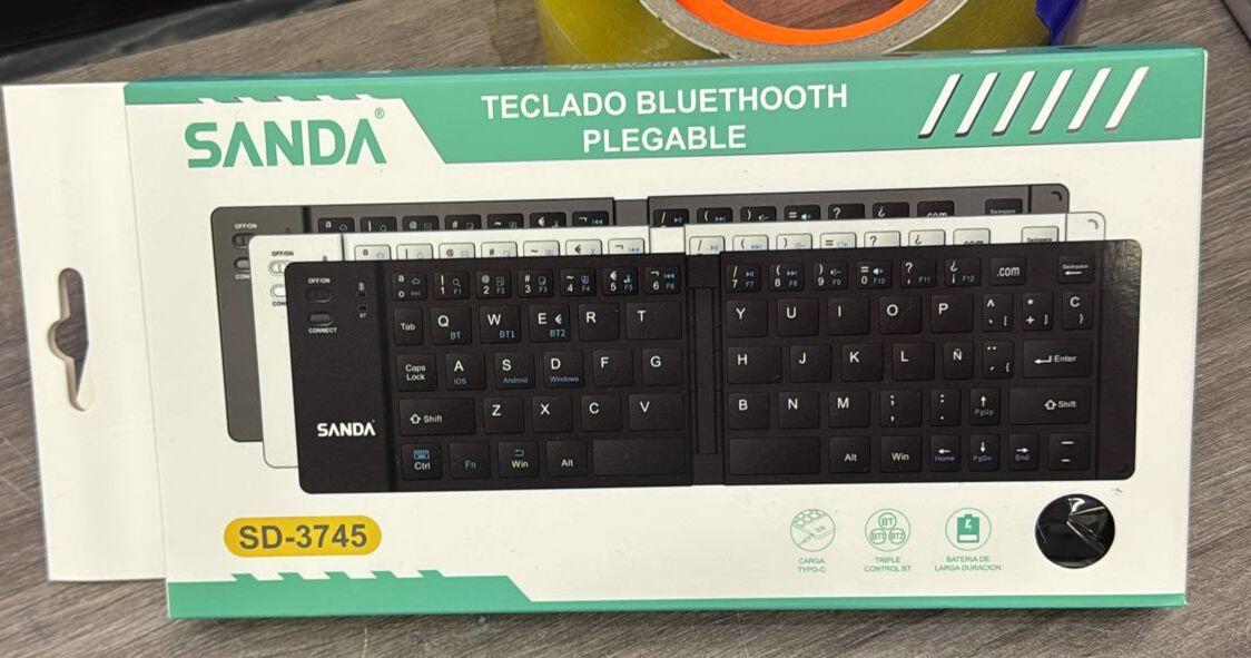 Teclado Bluetooth Plegable