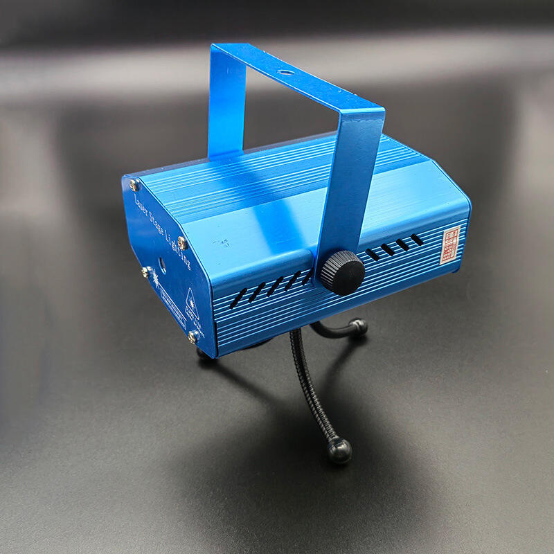 Proyector de luz LED para escenario, miniluces láser activadas por sonido, Control remoto, Flash para DJ