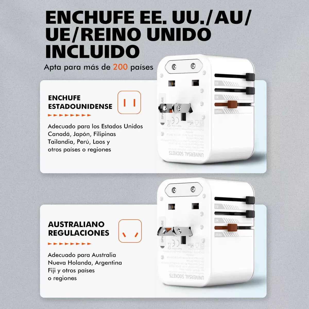 Adaptador PD20W Universal – Carga Rápida y Compatibilidad Total