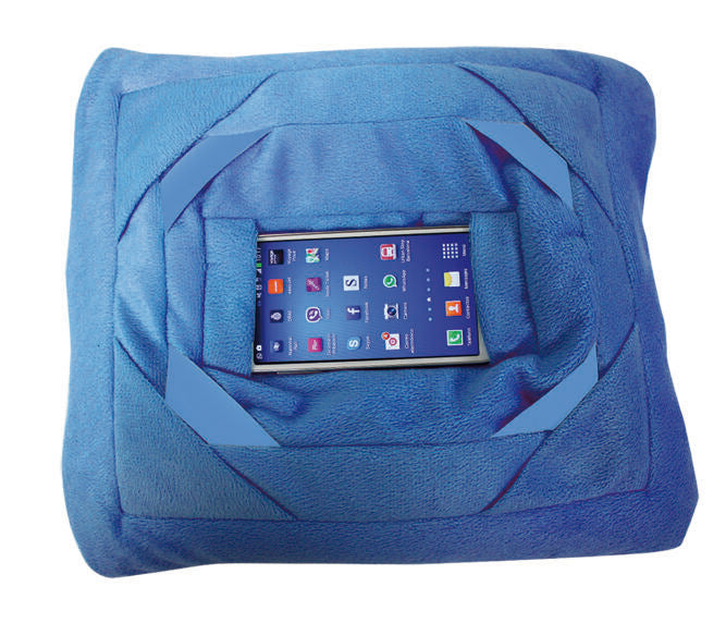 Almohada ergonómica con soporte para tablet y smartphone