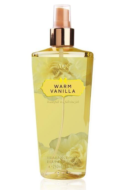Body Mist Warm Vanilla 250ml – Dulzura Envolvente y Sensualidad Cálida para Todo el Día