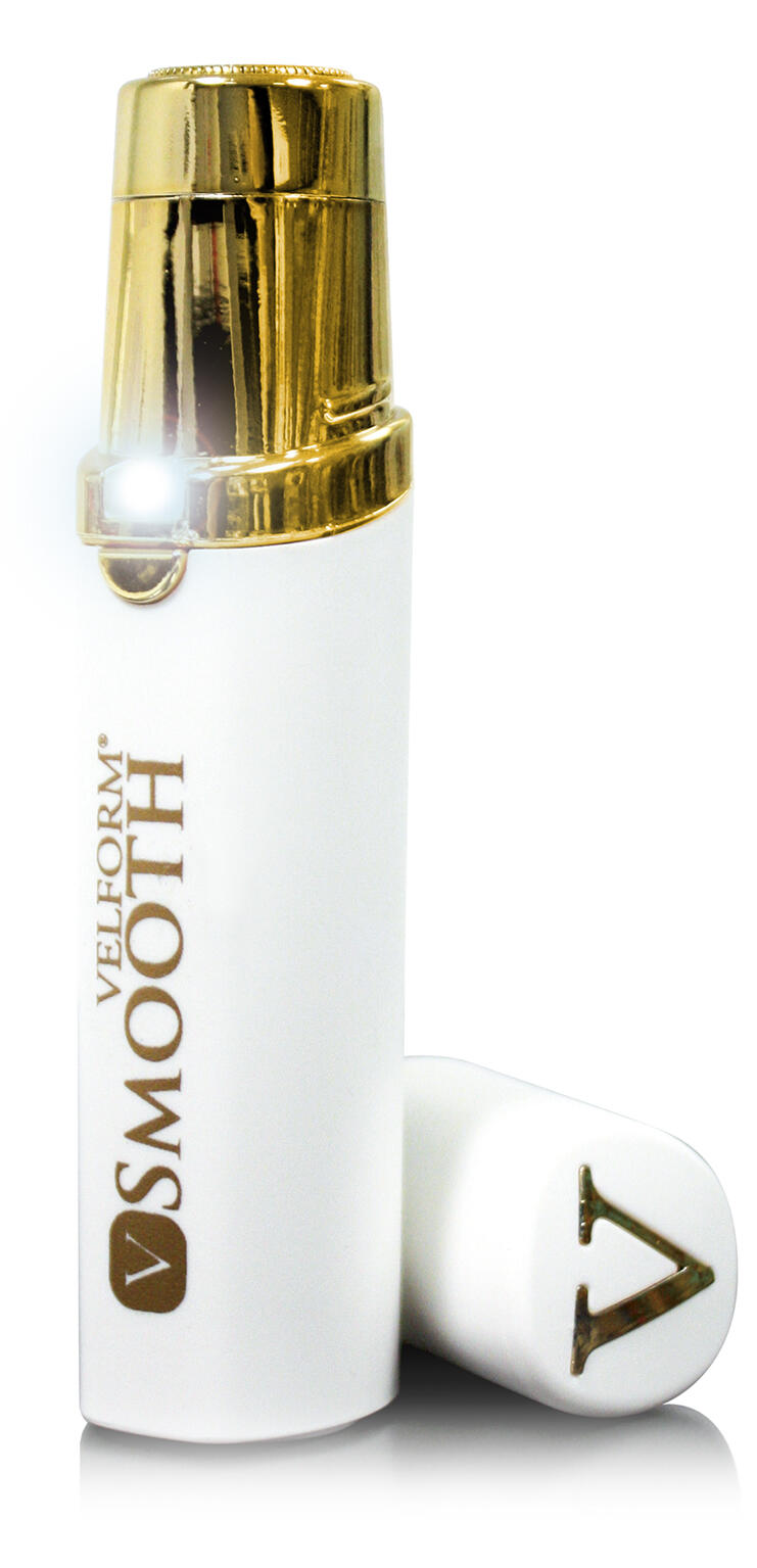 Depiladora facial compacta con cabezal de oro 18K